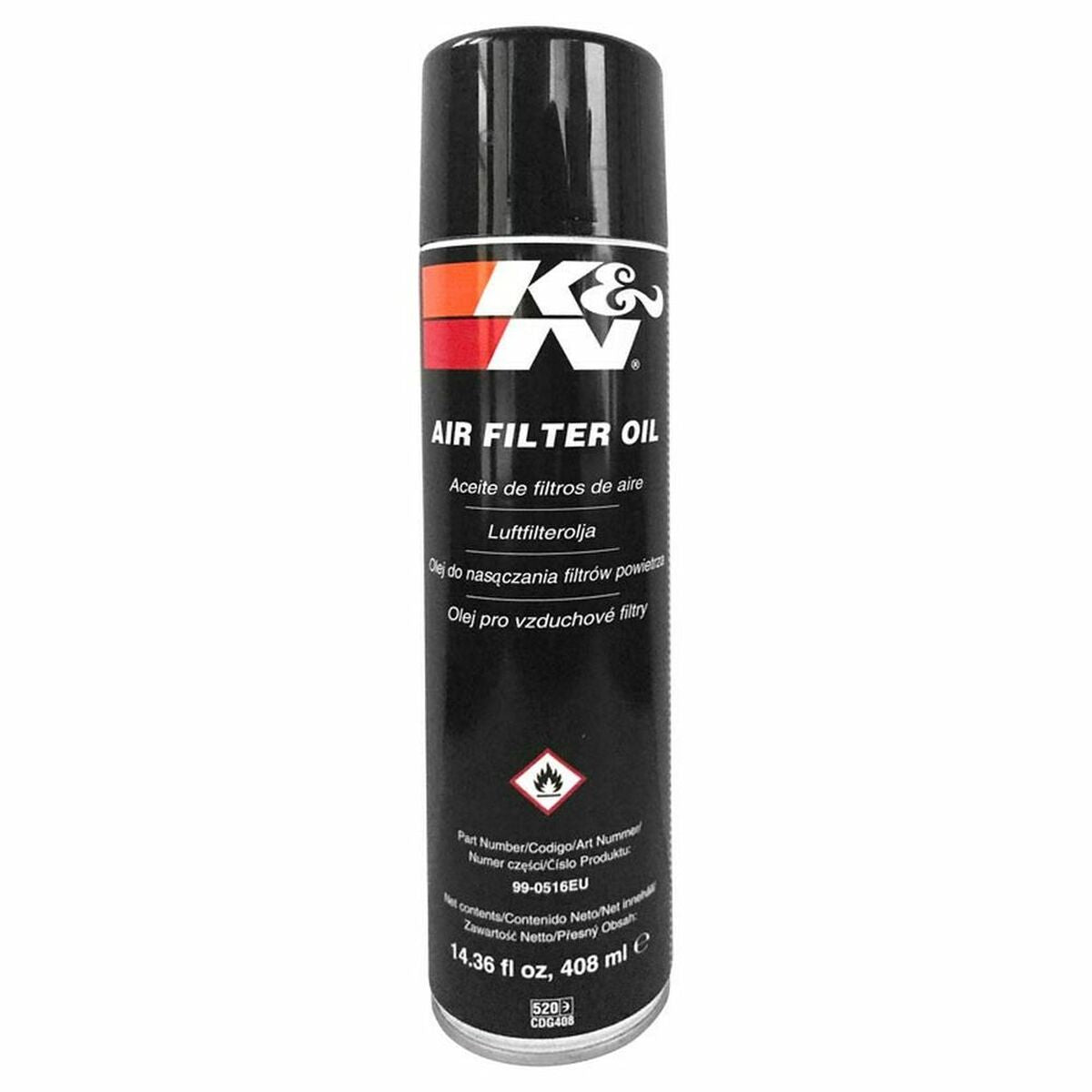 Air cleaning filter K&N KN99-0516EU 408 ml Spray