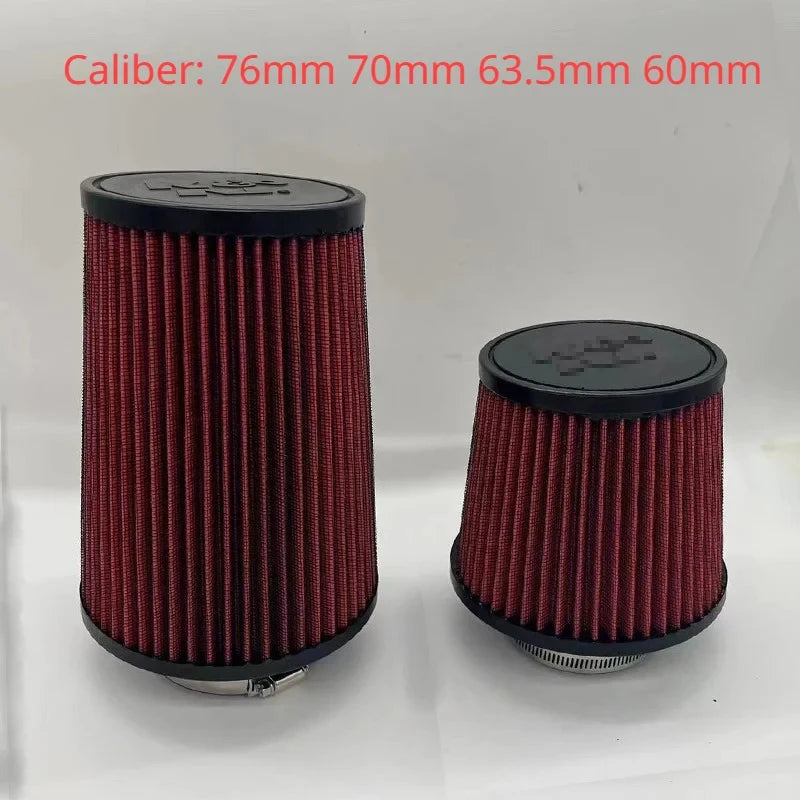 2.5 3 3.5 4 Inch Car Intake Air Filter for K＆N 14084-2 Universal High